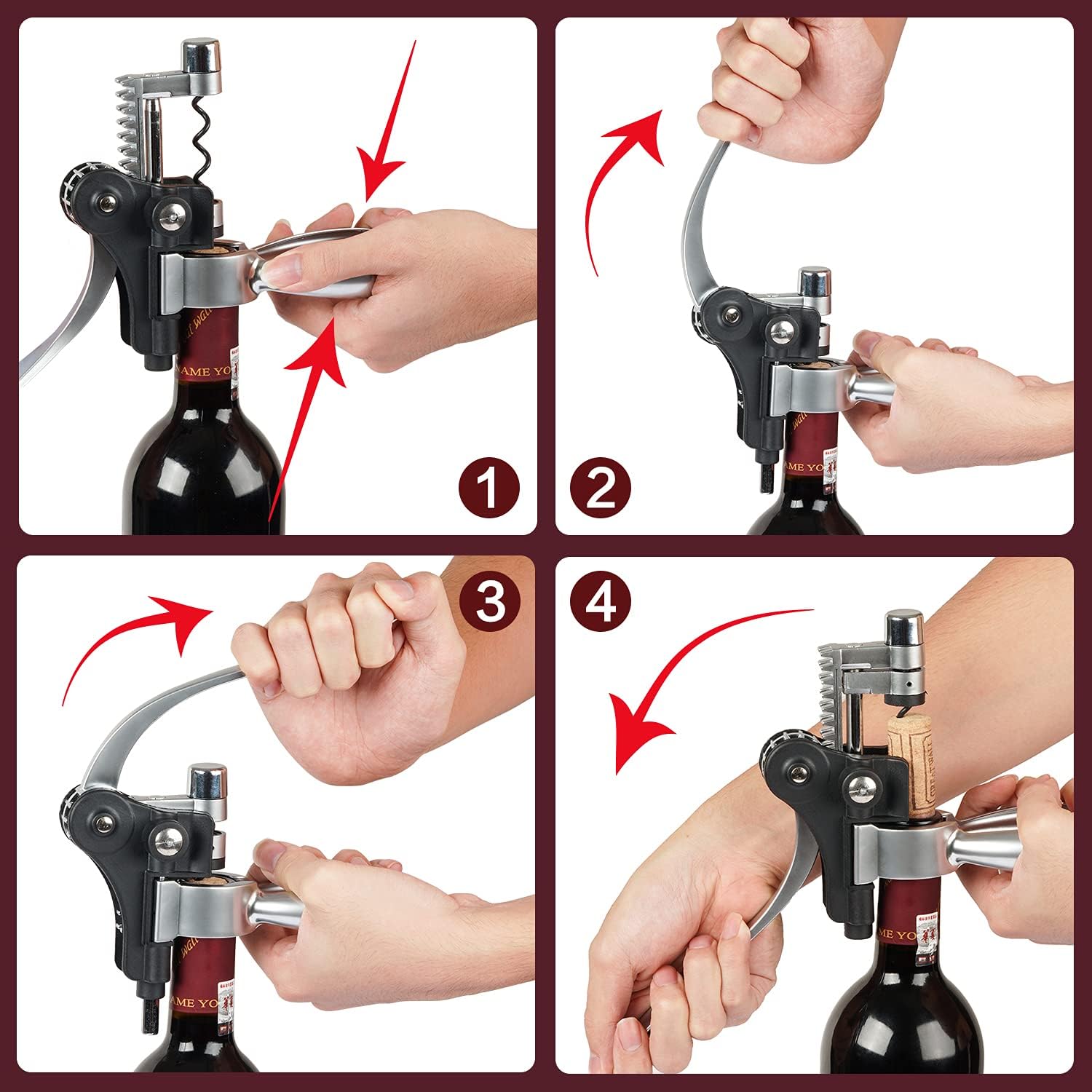 KENSOSO foil cutter detail demonstrating clean neck prep for safer, neater openings