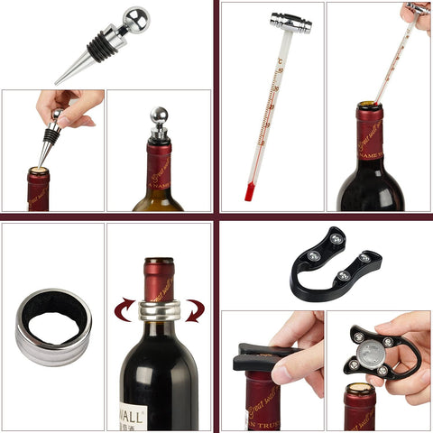 KENSOSO pourer and drip ring in use pouring cleanly with no spills for neater serving