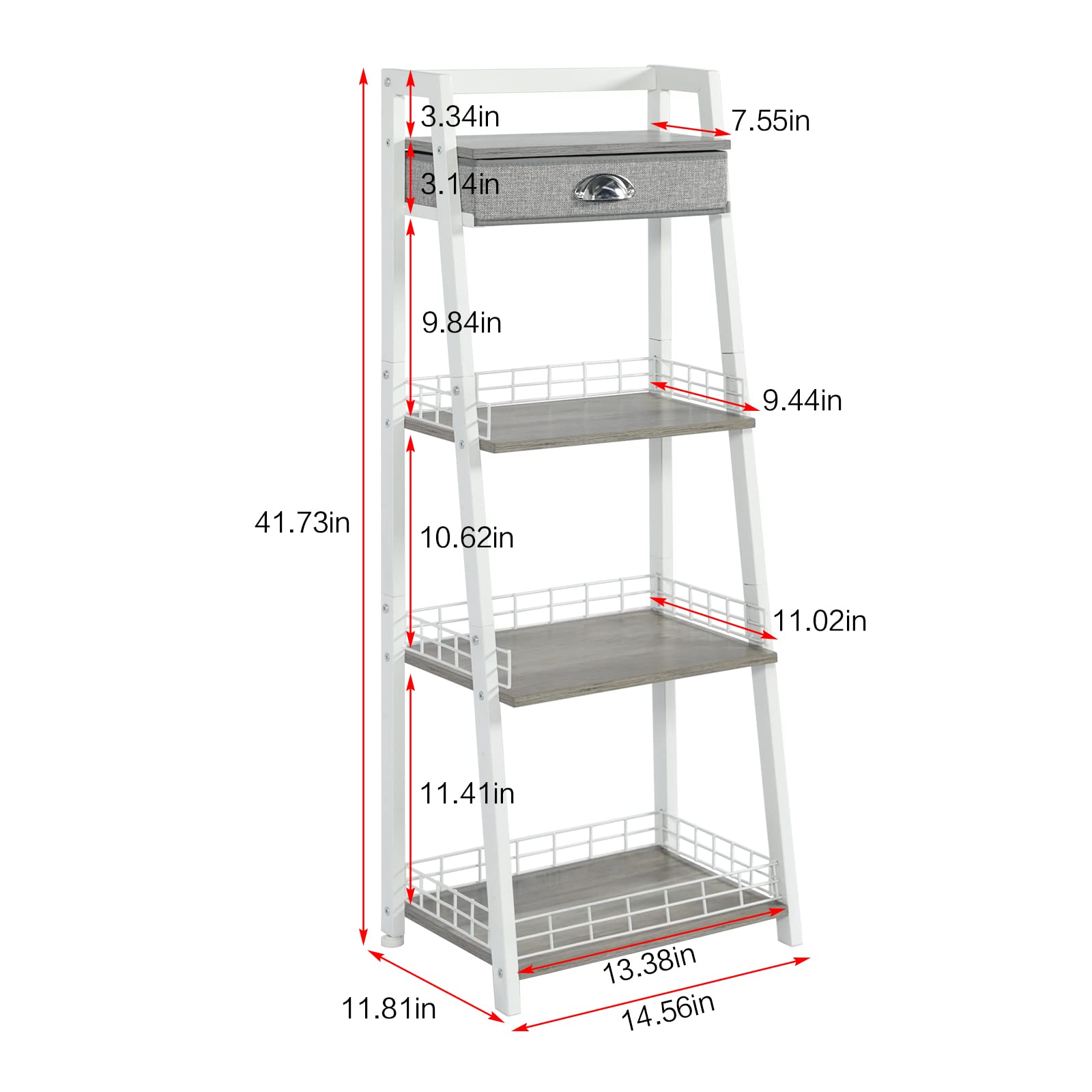 keomaisyto ladder shelf in bathroom with towels showing organized space-saving benefit