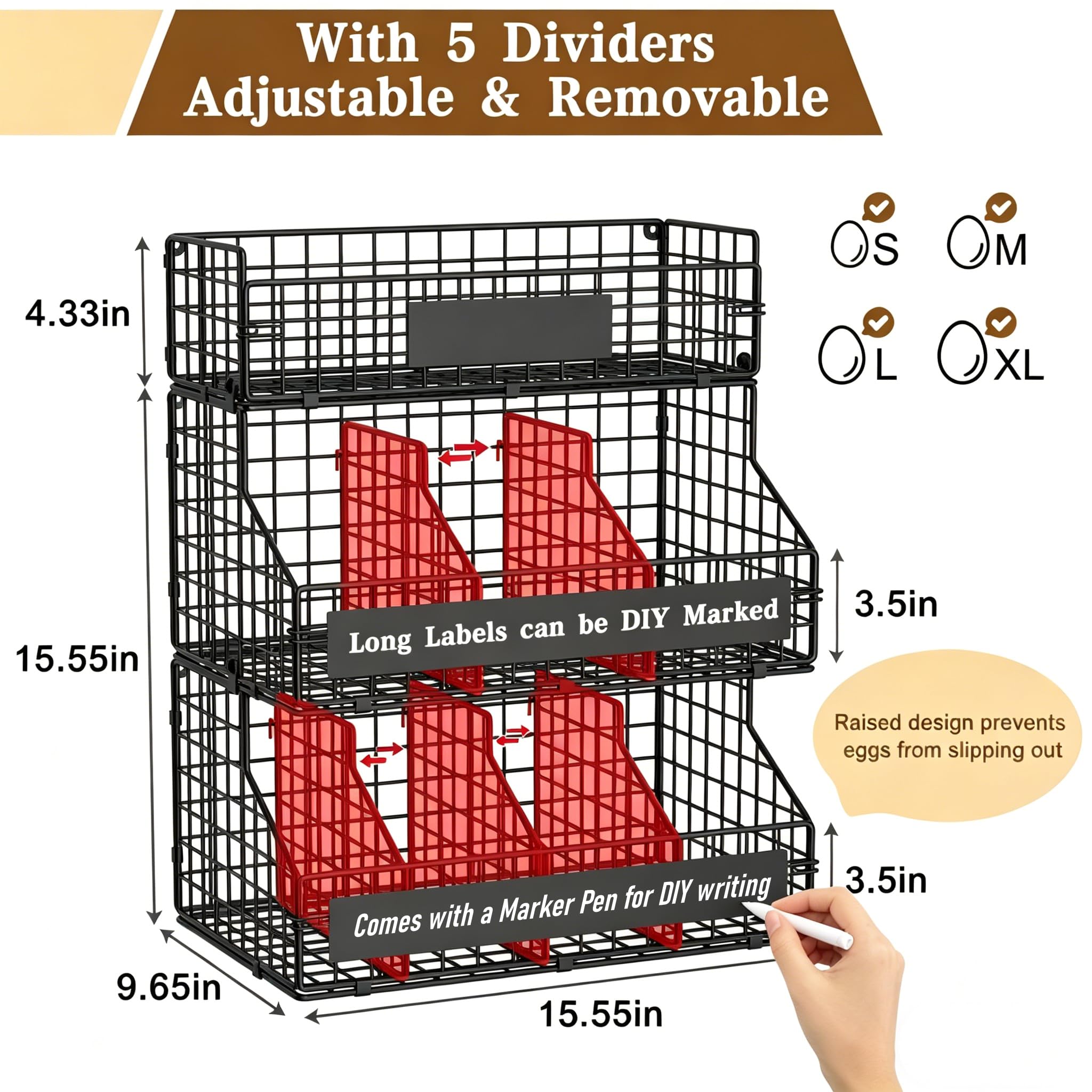 keomaisyto wall-mounted basket in pantry for space-saving organized storage