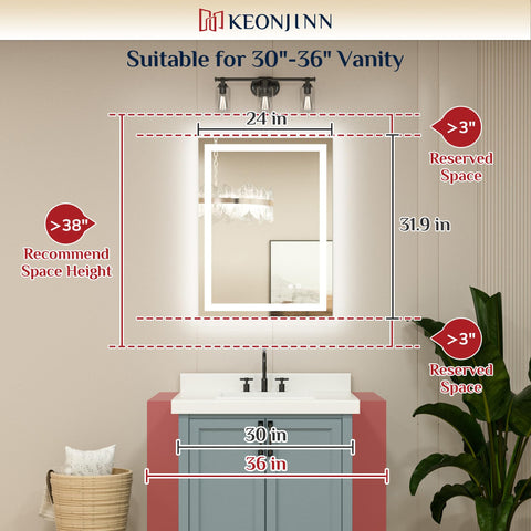 Keonjinn touch control panel with indicators for dimming and color temperature memory