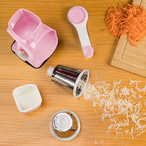 KEOUKE disassembled grater parts ready for cleaning and convenient storage