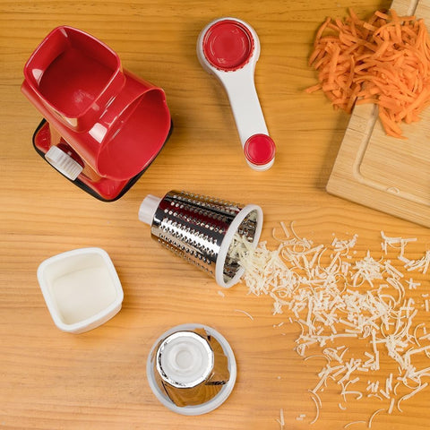 KEOUKE beside common kitchen items showing size and space-saving storage advantage