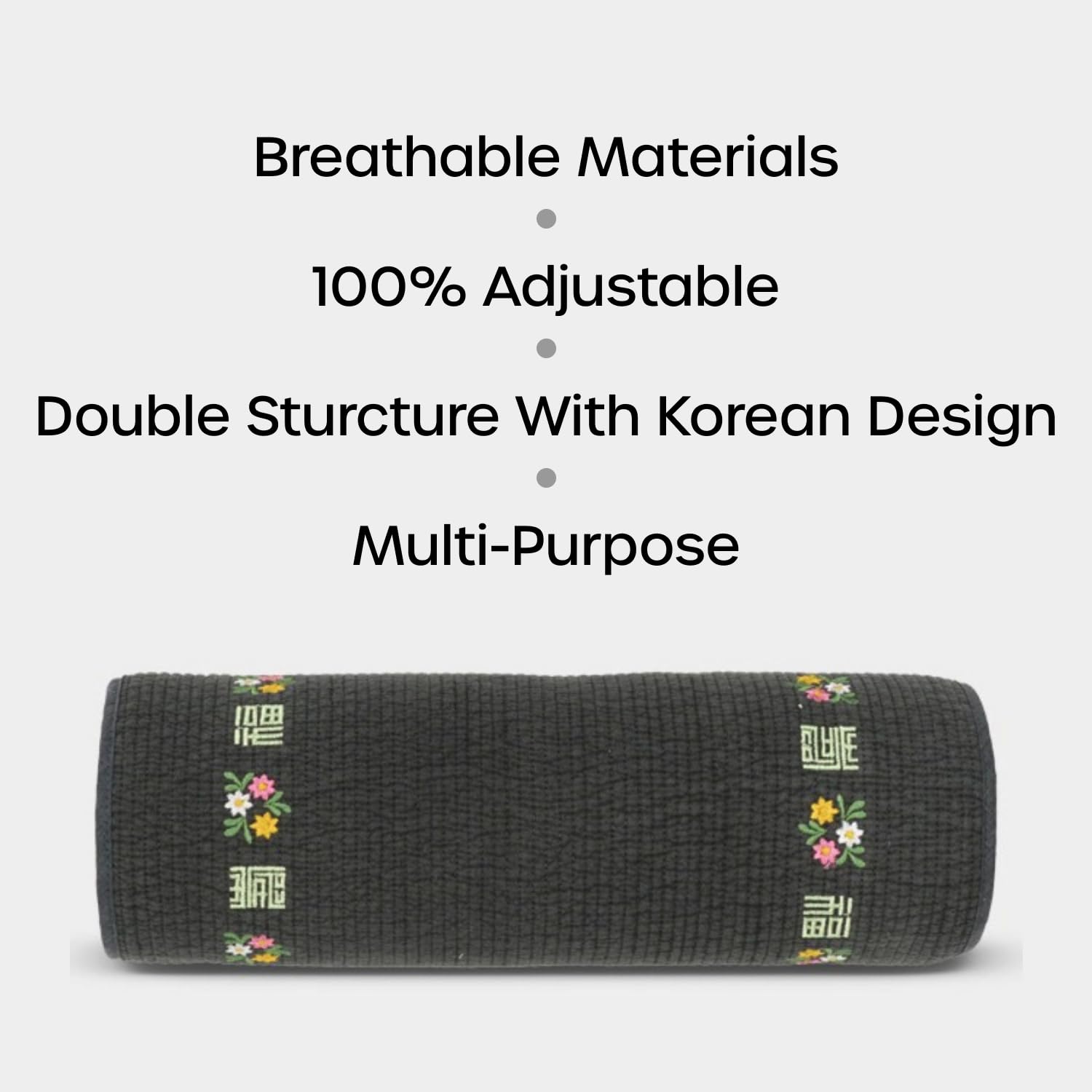 Kepitome embroidery close-up highlighting traditional Korean motif and premium craftsmanship benefit