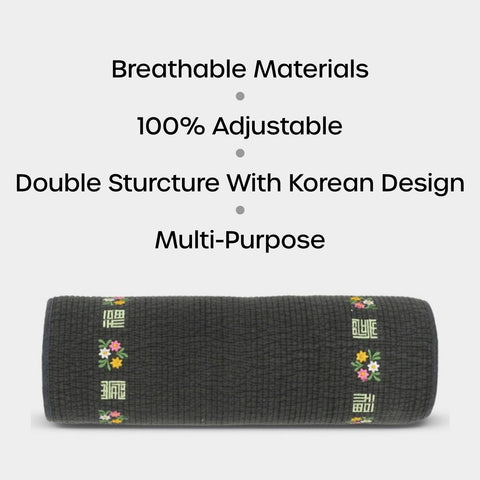Kepitome embroidery close-up highlighting traditional Korean motif and premium craftsmanship benefit