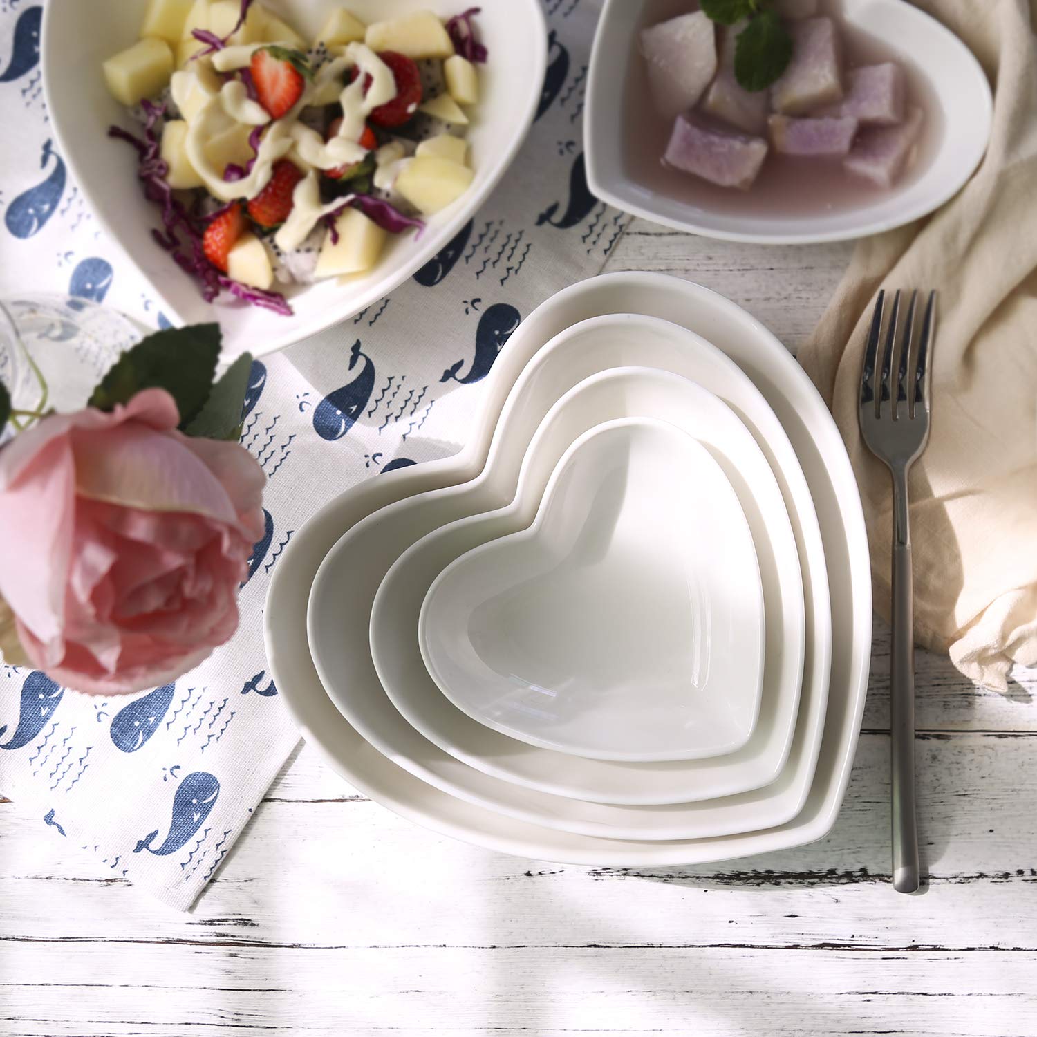 Keponbee two bowls stacked for compact storage and easy kitchen organization