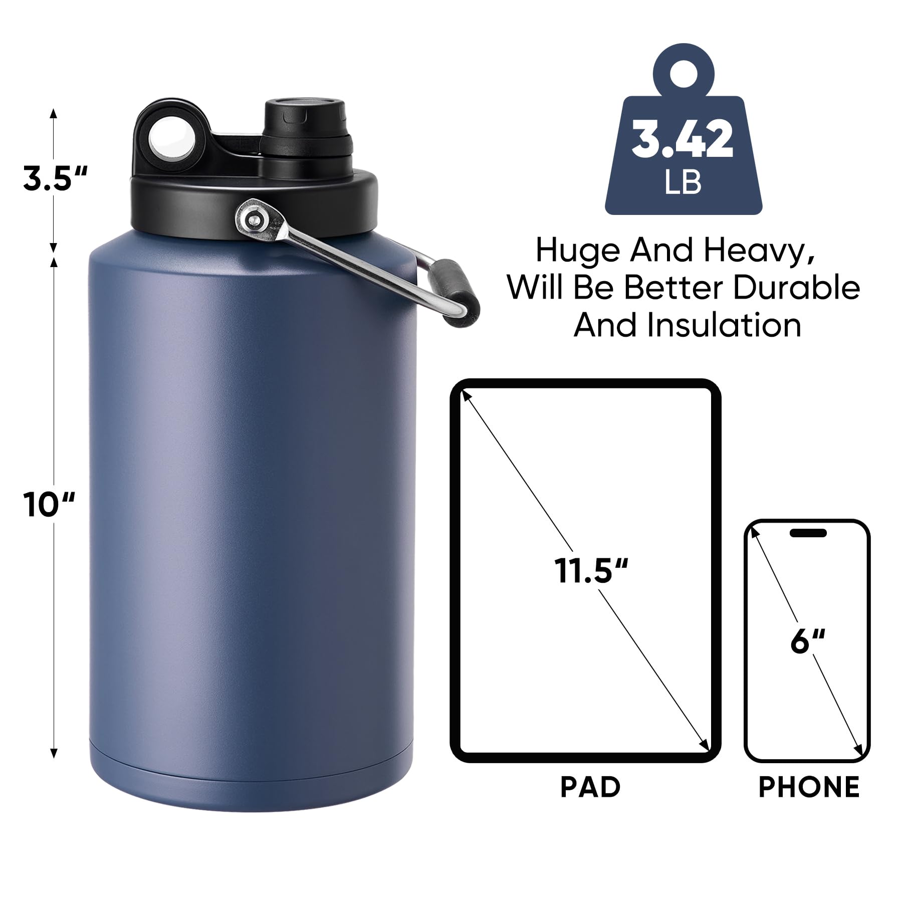 Kerilyn jug handle close-up highlighting comfortable grip and balanced carrying benefit