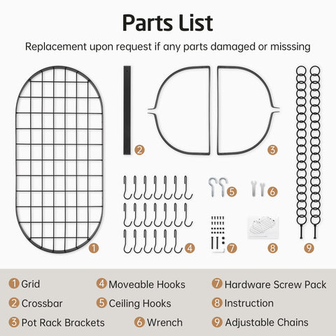 KES packaged rack with hardware showing complete kit ready for installation