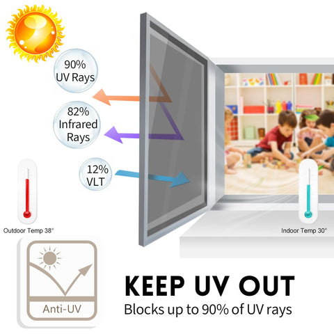 KESPEN film on sliding door demonstrating daytime privacy and view