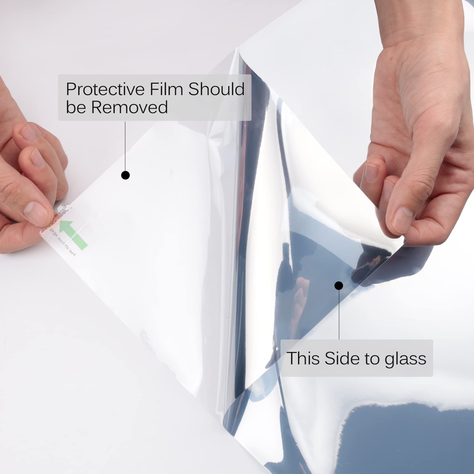 KESPEN film reflecting sunlight to demonstrate heat and glare reduction benefits
