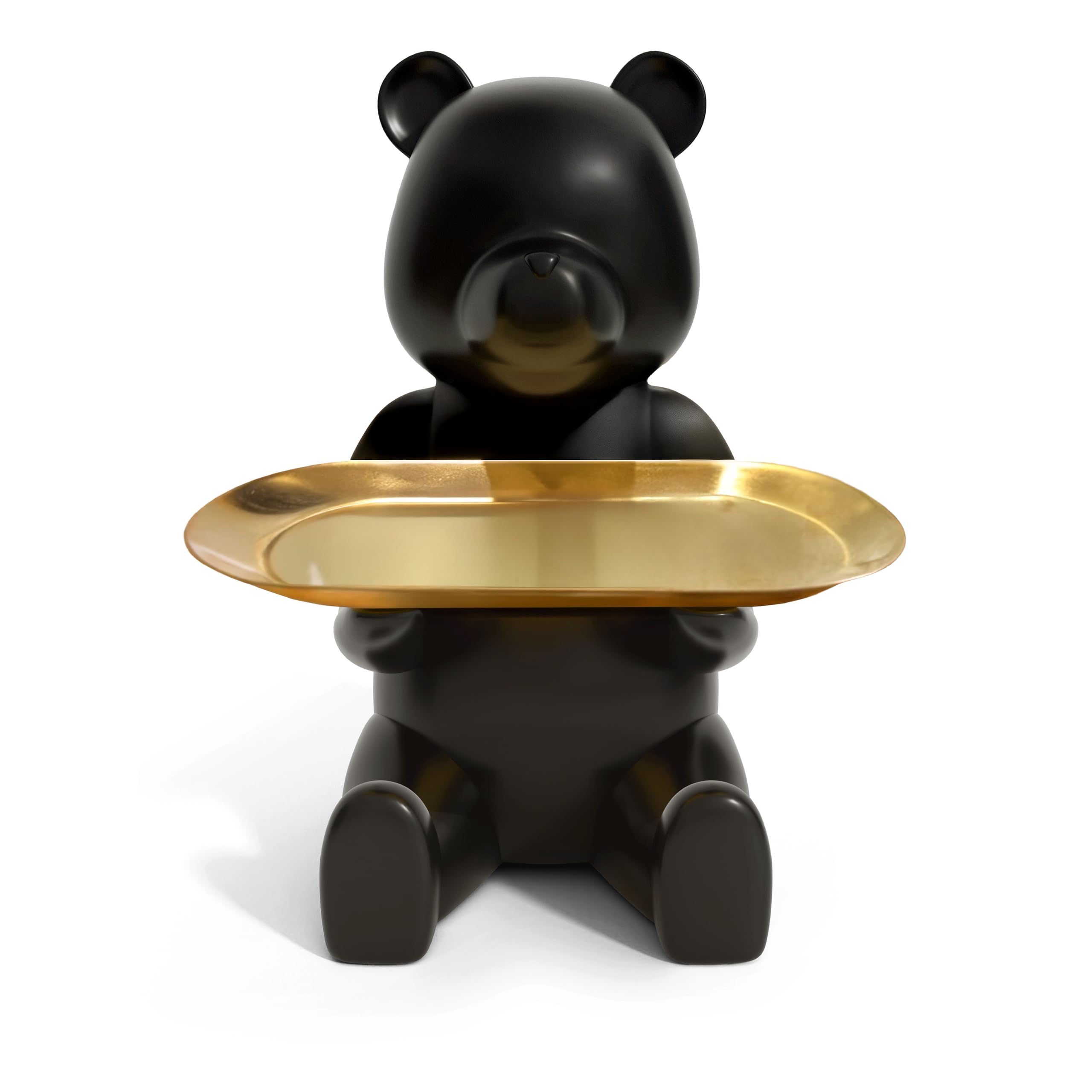Keyper Bear front view matte black showing stylish catchall benefit