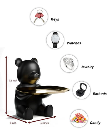 Keyper Bear side profile with scale showing compact footprint benefit