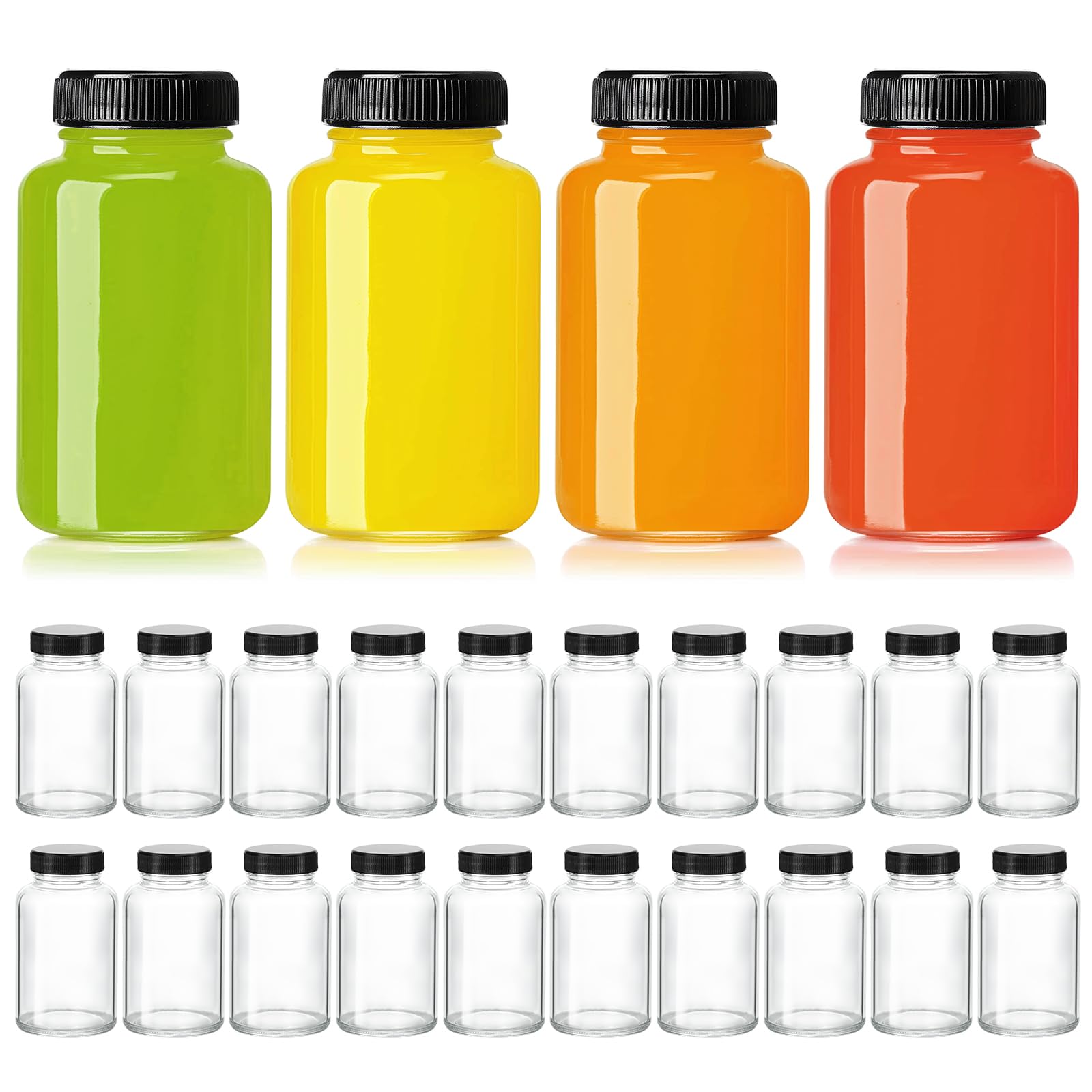 KEYWING front view of 24-pack showing neat rows and labels, emphasizes storage convenience