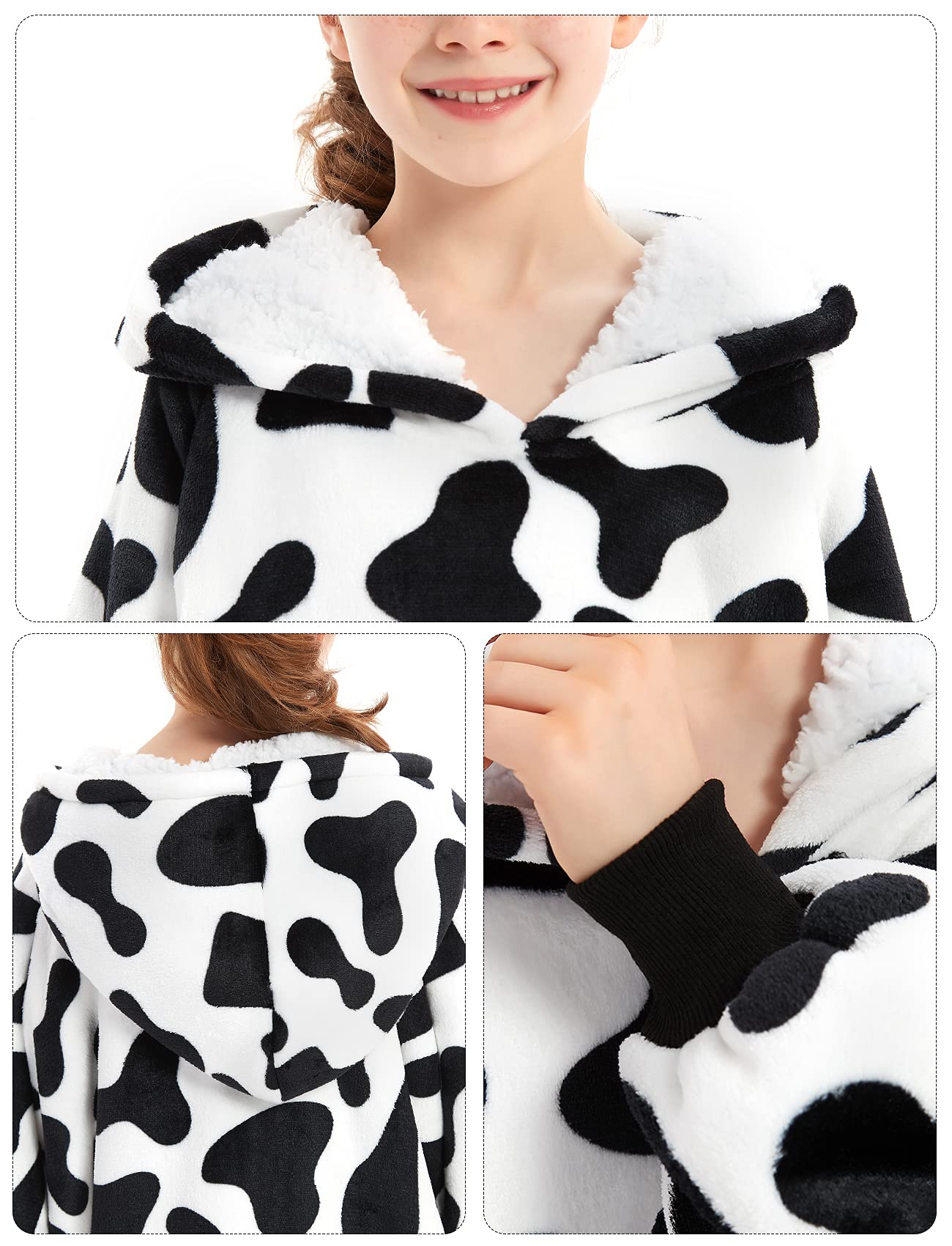 KFUBUO fabric close-up highlighting soft texture for warm comfort