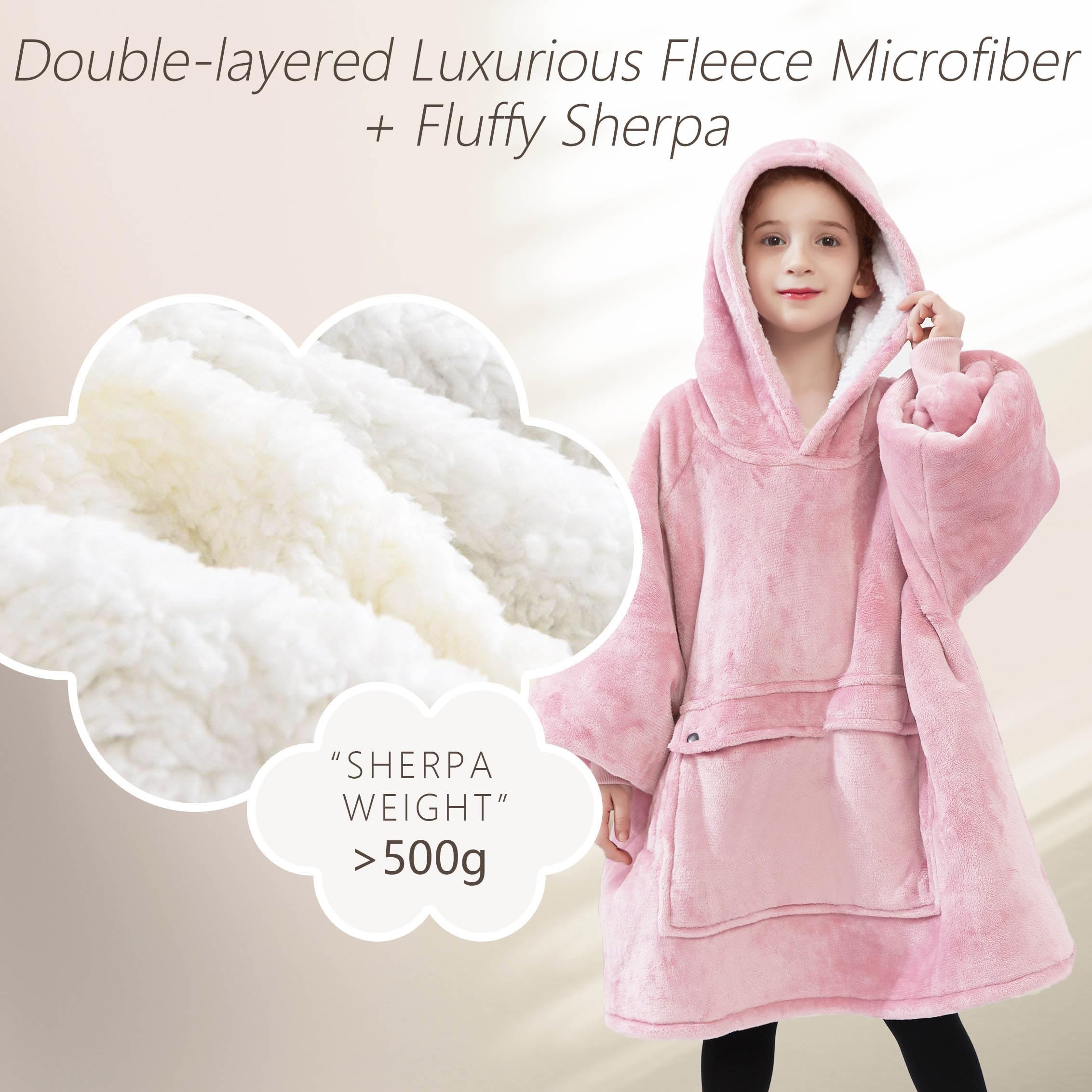 KFUBUO sherpa texture close-up highlighting plush softness