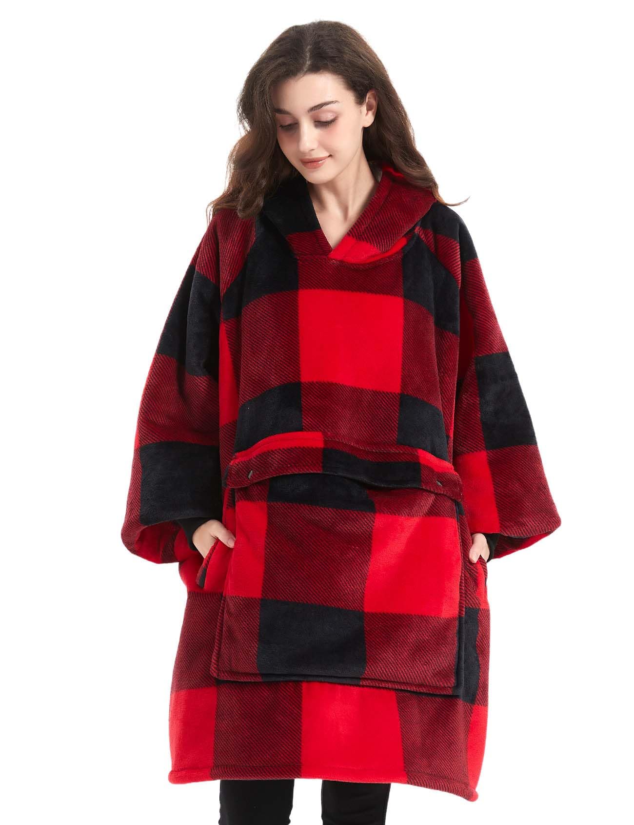 KFUBUO hood and collar shot protects neck and adds cozy coverage
