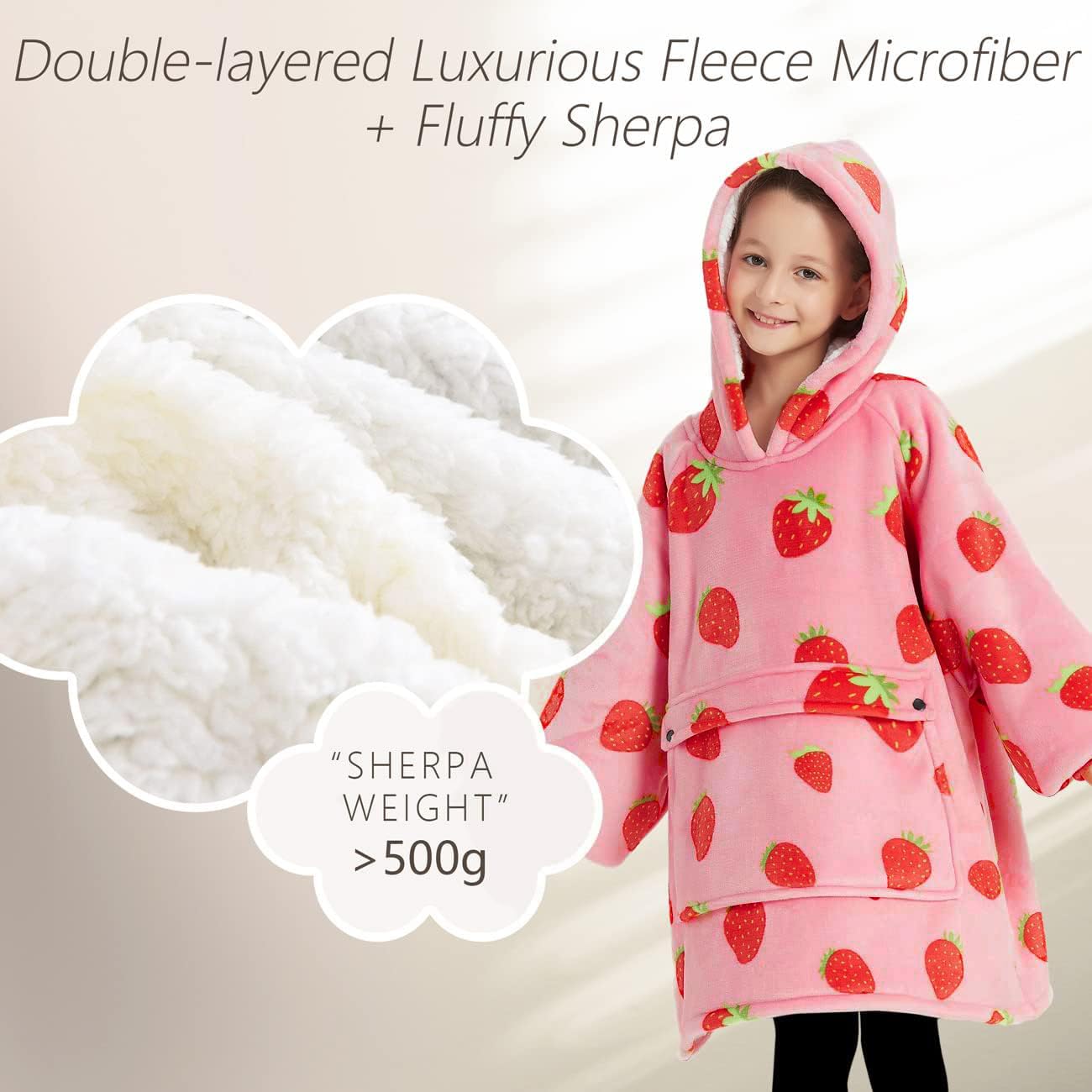 KFUBUO hood used as pillow showing neck support for lounging