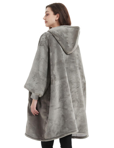 KFUBUO close-up of plush flannel and sherpa texture for cozy warmth and softness
