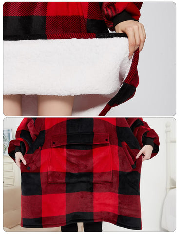 KFUBUO kangaroo pocket detail provides hand warmth and storage benefit