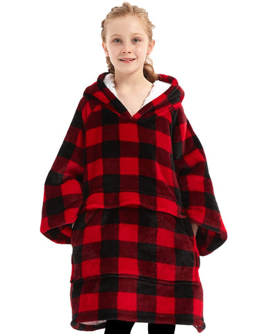 KFUBUO plaid fabric pattern detail shows soft texture and attractive design