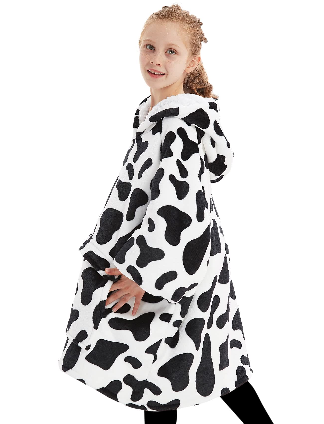 KFUBUO hoodie worn by child for scale and proper length fit
