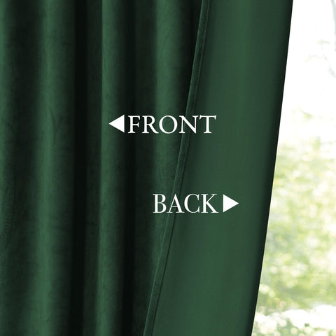 KGORGE curtains beside chair for scale showing generous 52-inch panel width
