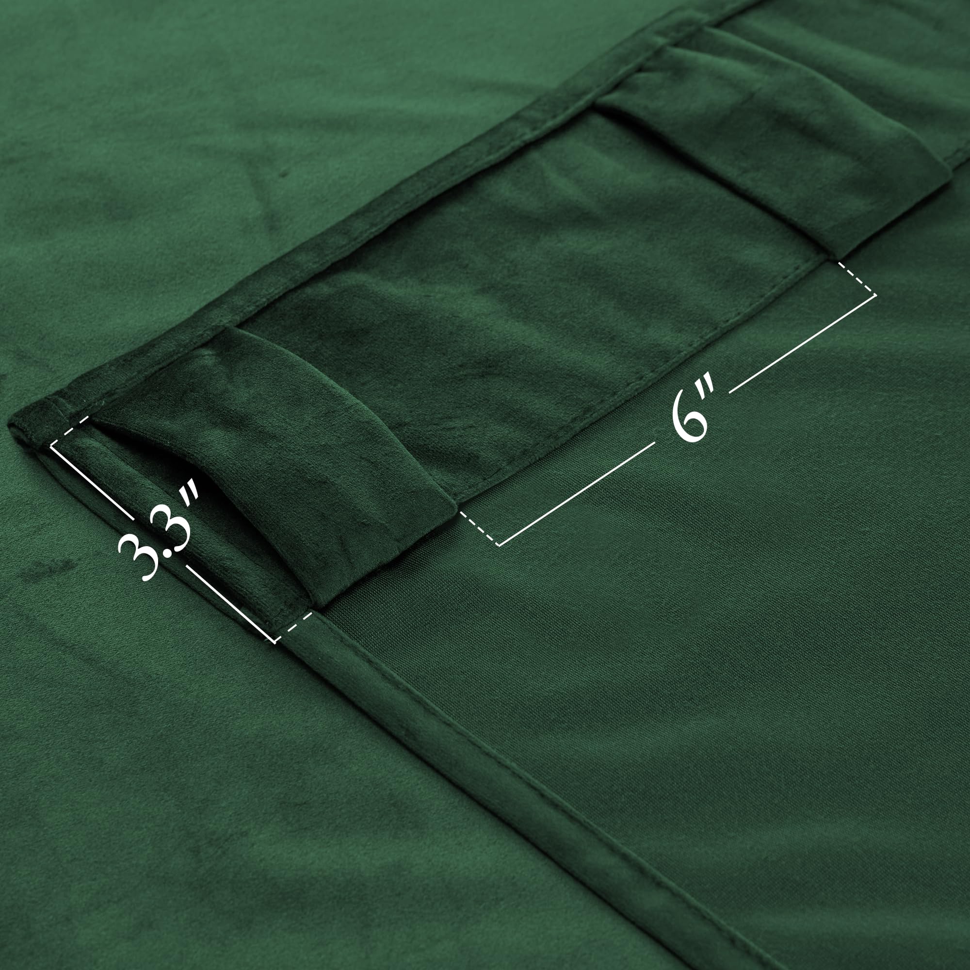 KGORGE curtain draped over rod showing full 84-inch length and elegant fall