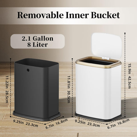 KHMMGK packaged bin with included drawstring liners ready to use