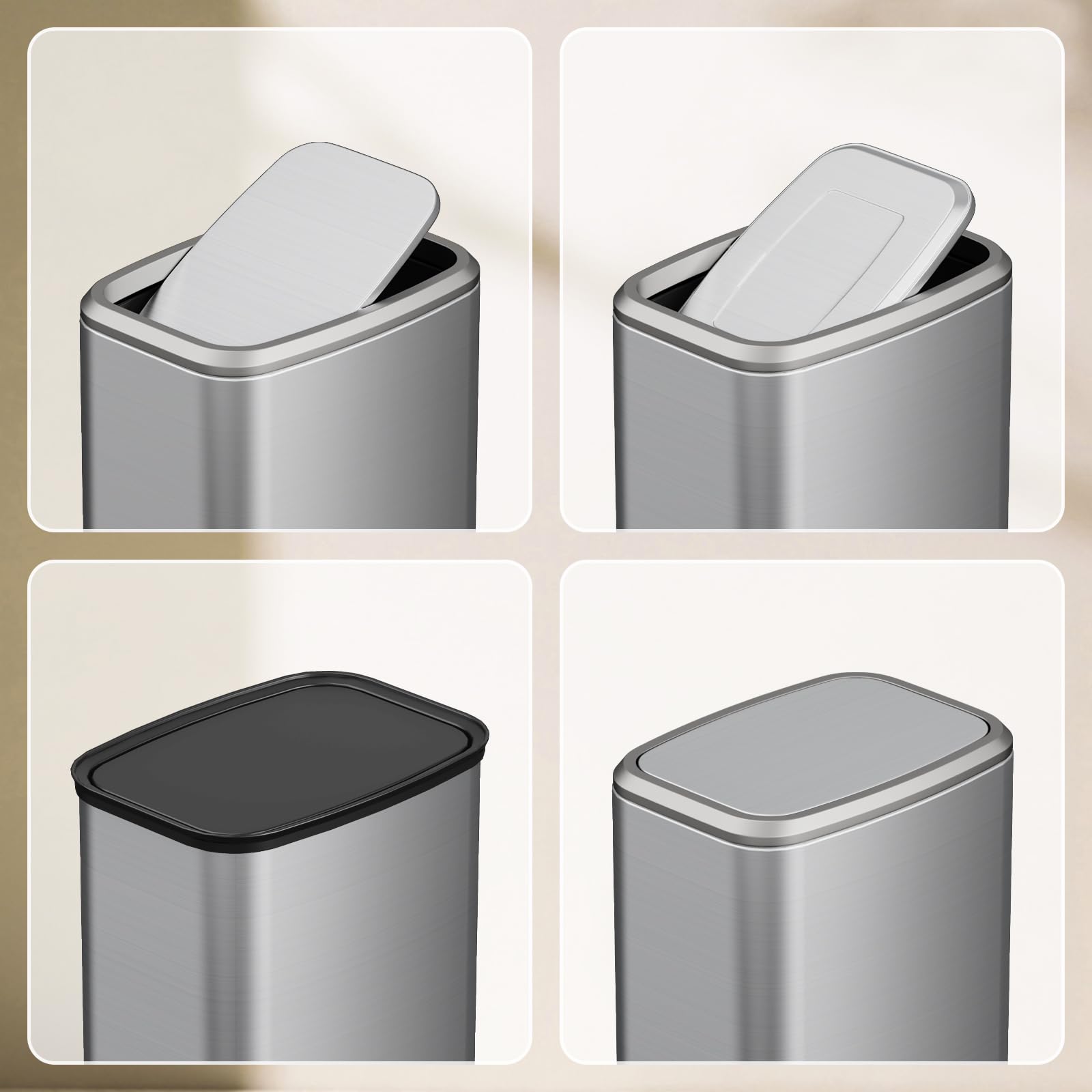 KHMMGK stainless-steel surface texture highlighting fingerprint-resistant finish
