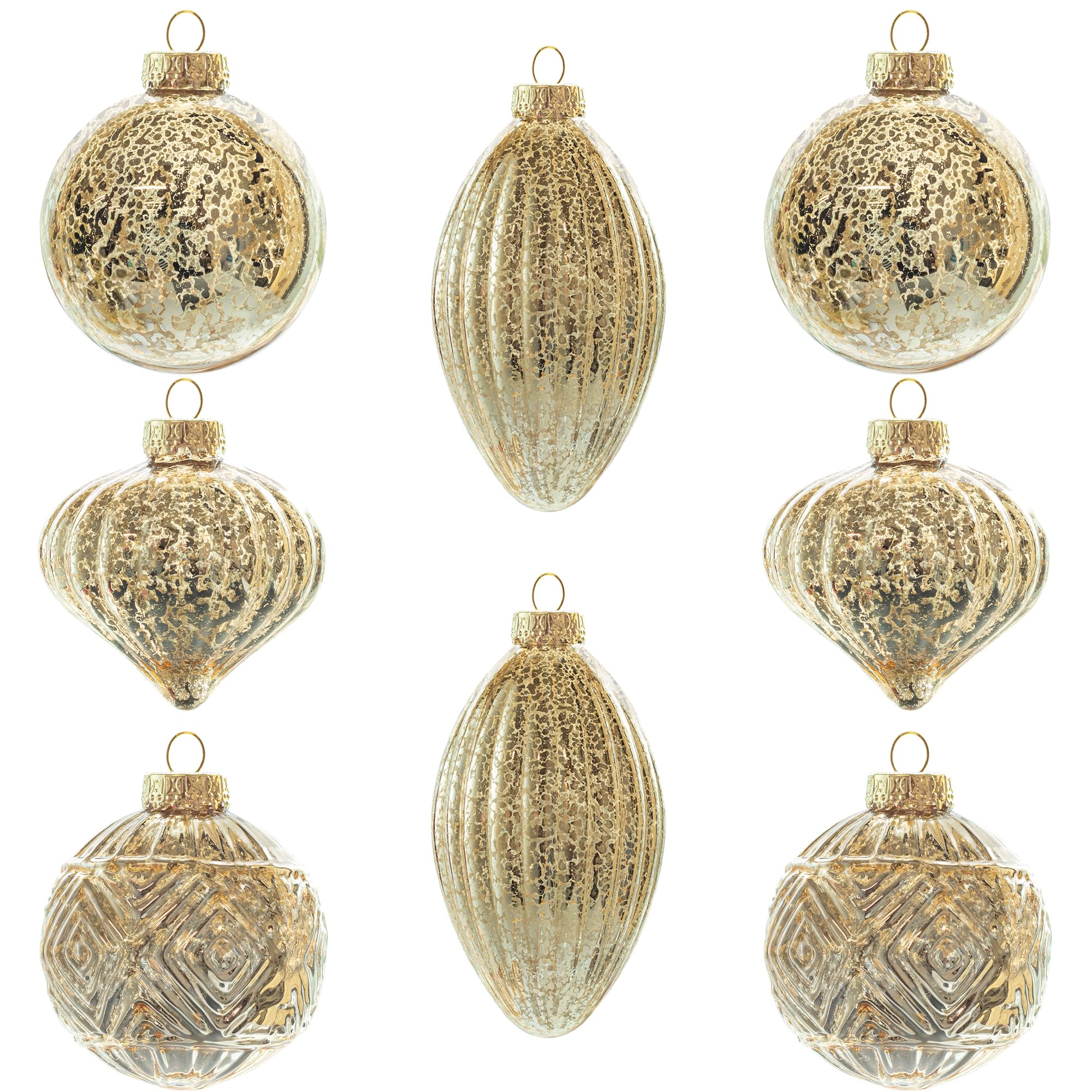 KI Store front packaging showing champagne gold ornaments and safe packing