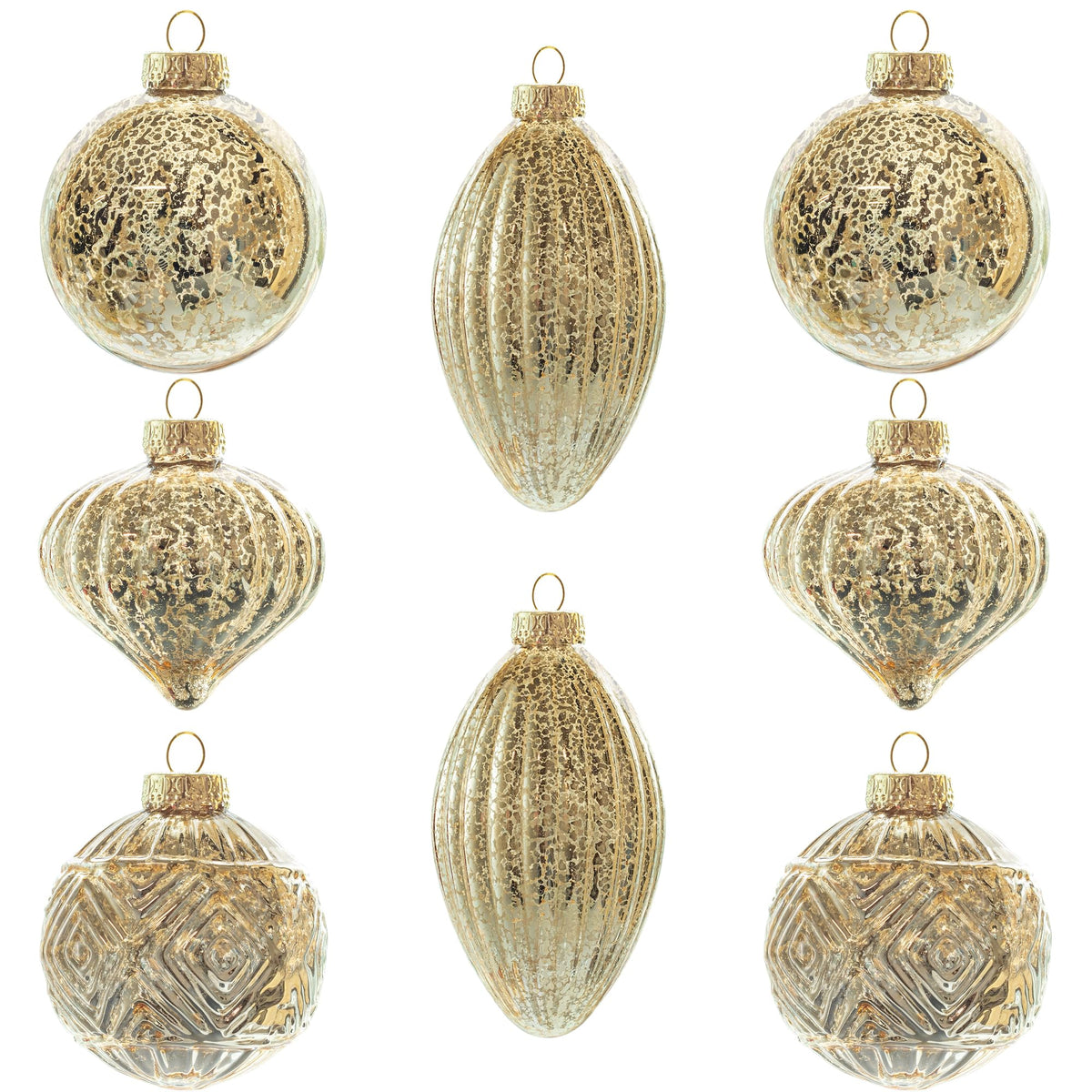 KI Store front packaging showing champagne gold ornaments and safe packing