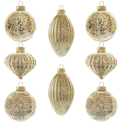 KI Store front packaging showing champagne gold ornaments and safe packing
