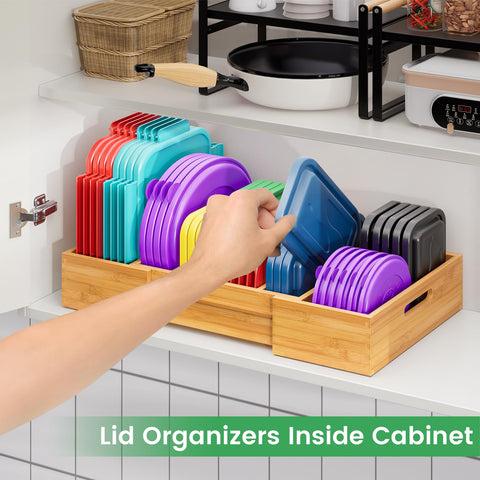 Kiasthome organizer expanded to full length to fit wider drawers