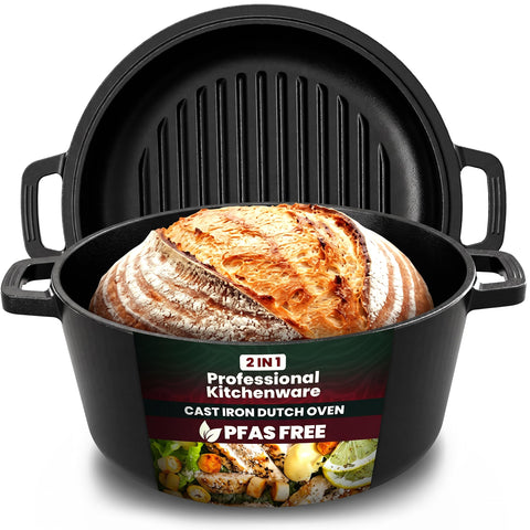 KICHLY Dutch oven on campfire setup showing portability benefit