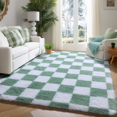 KICMOR rug in use with bare feet demonstrating cushioned comfort