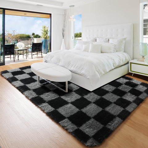 KICMOR rug in kids playroom illustrating safe, plush play surface
