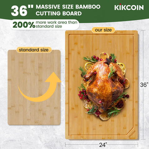 Kikcoin close-up of bamboo grain reveals smooth finish and durable surface