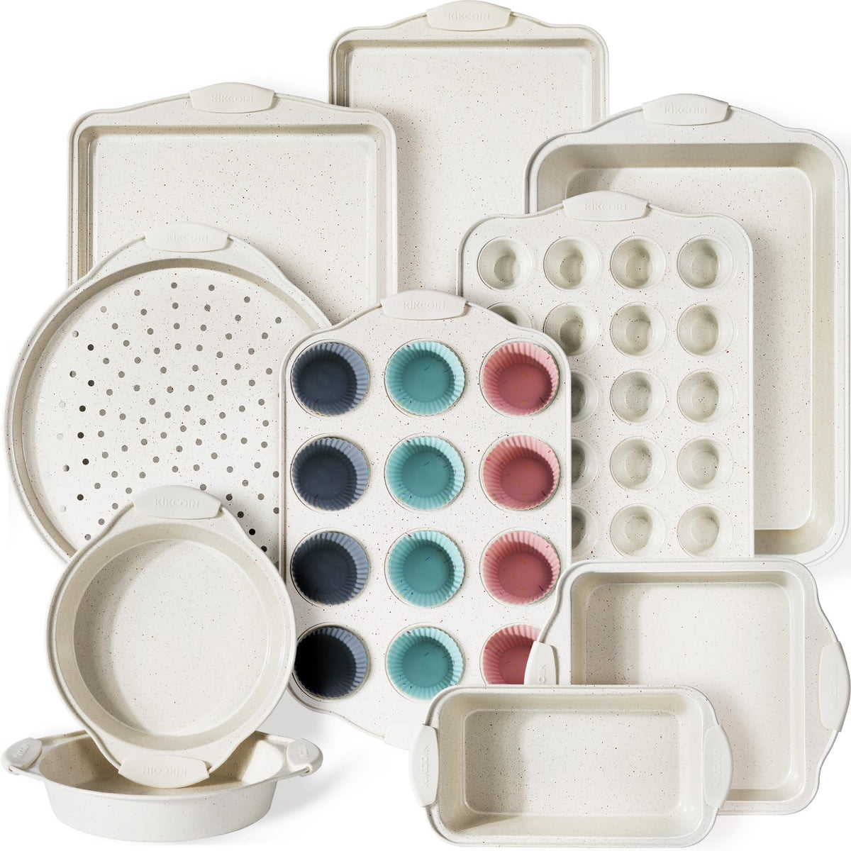 Kikcoin front packaging in cream showing full 22-piece set and gift-ready box