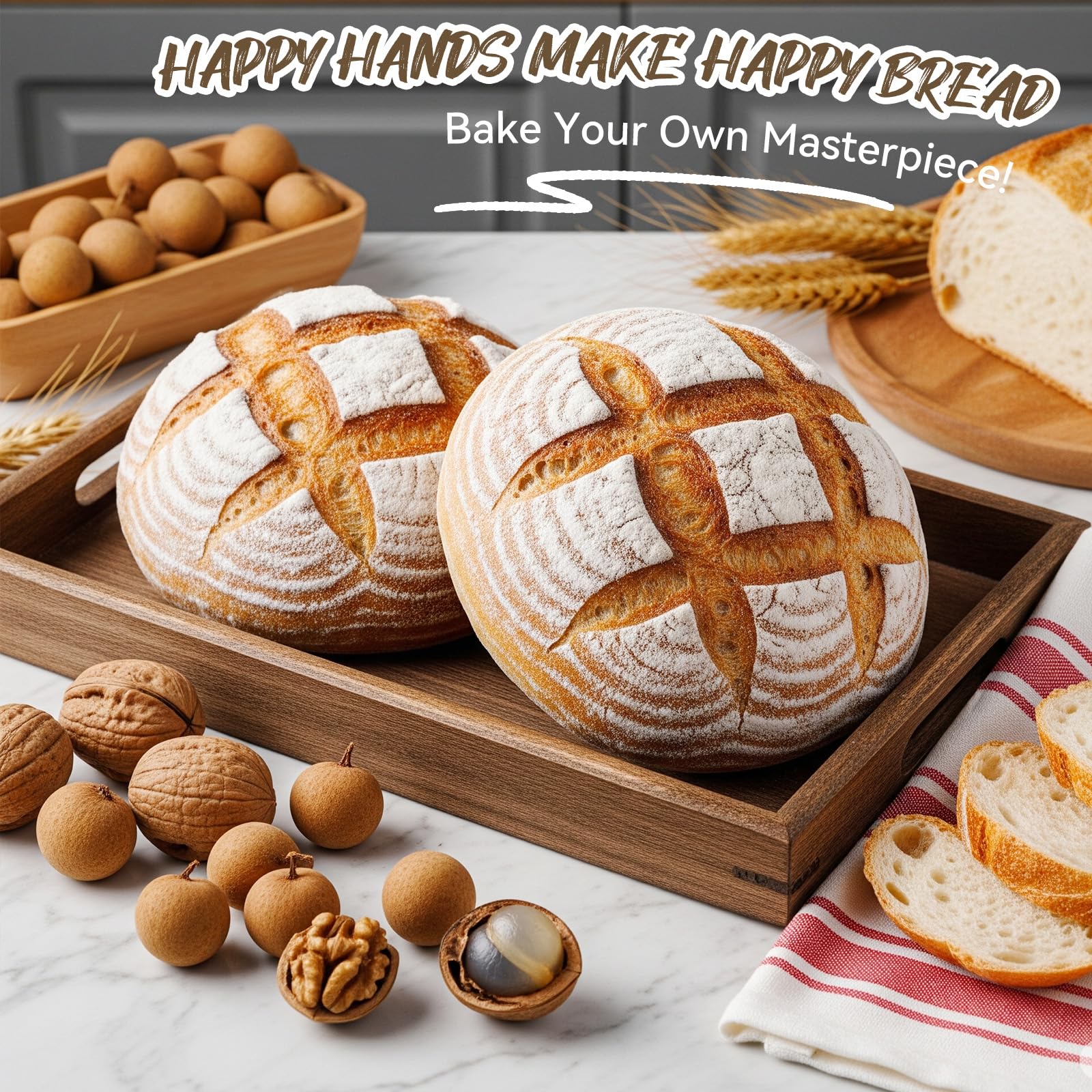 Kikcoin kitchen scene with baker using set showing practical home baking workflow
