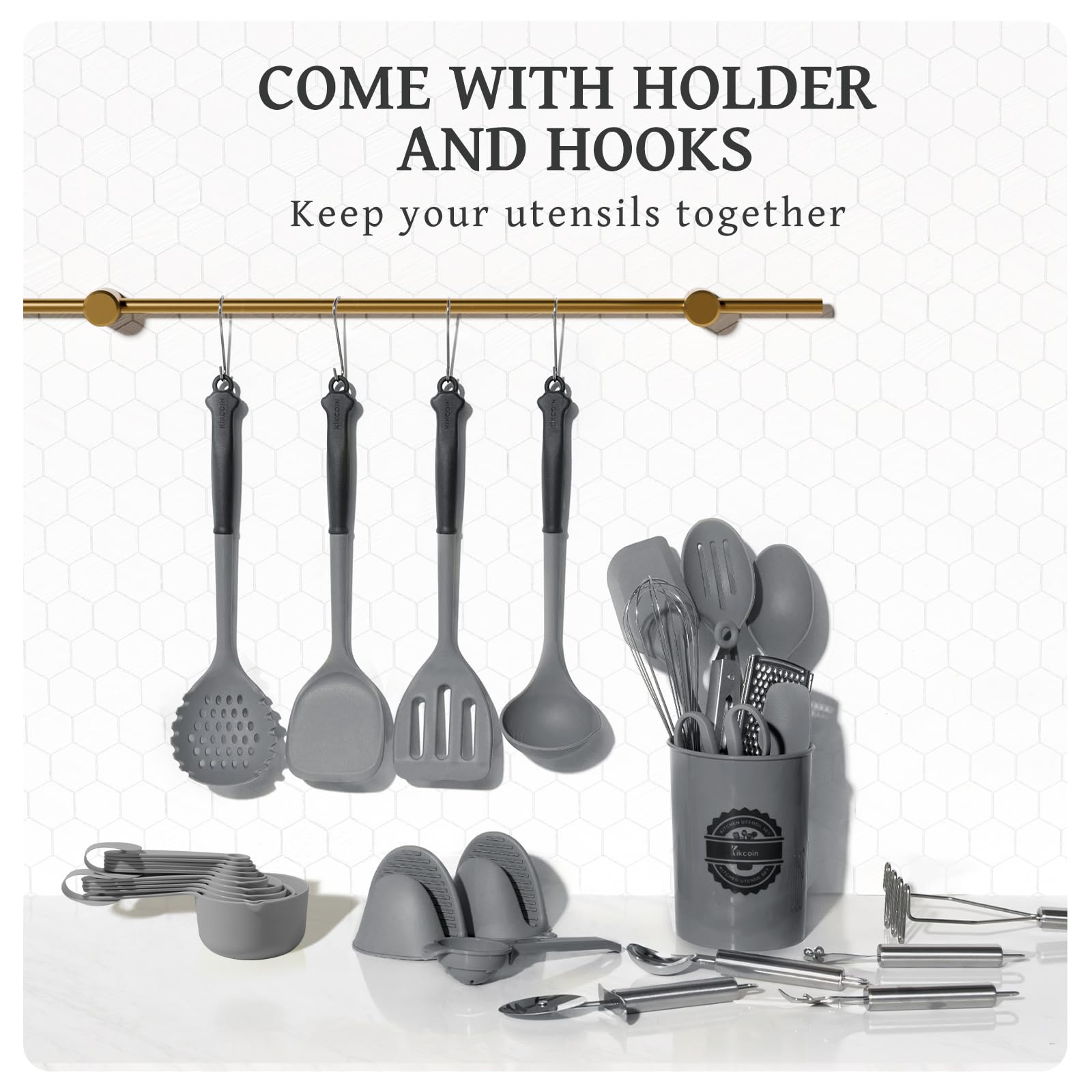 kikcoin lifestyle countertop scene showing modern kitchen convenience