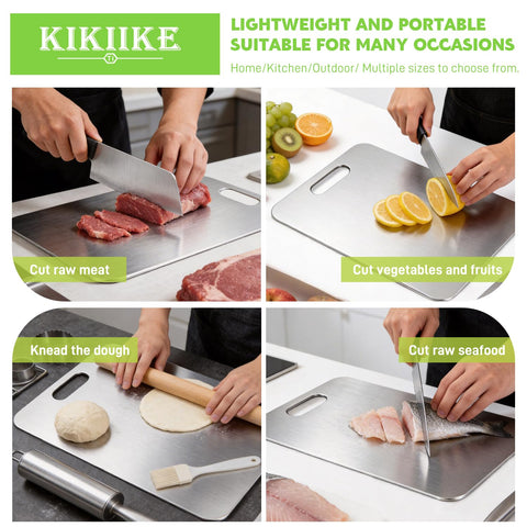 KIKIIKE edge profile showing thin, sturdy titanium construction