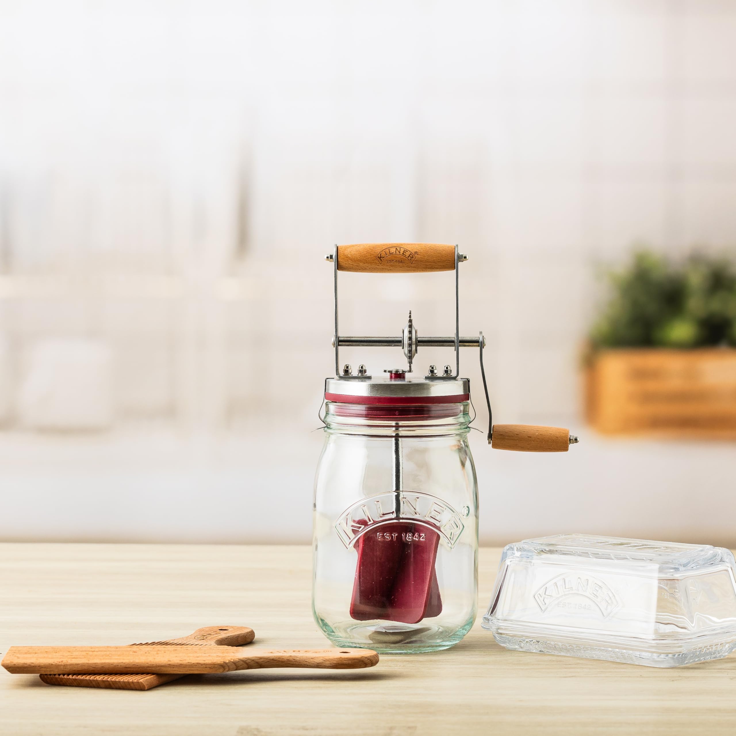 Kilner recipe guide and contents displayed offering instant usage ideas