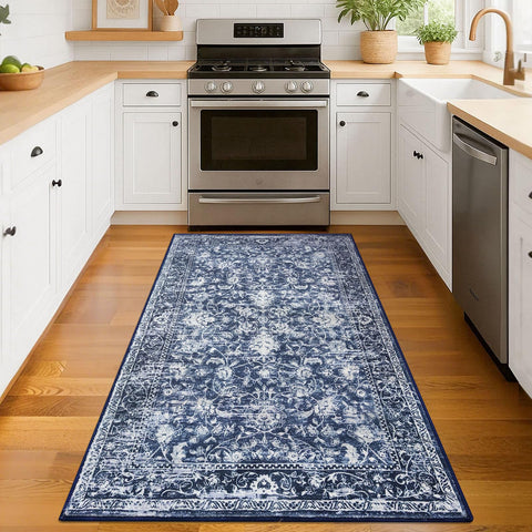 KILOCOCO flat rug after flattening showing crease-free surface benefit