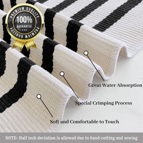 KILOCOCO rug under door showing low profile and easy clearance