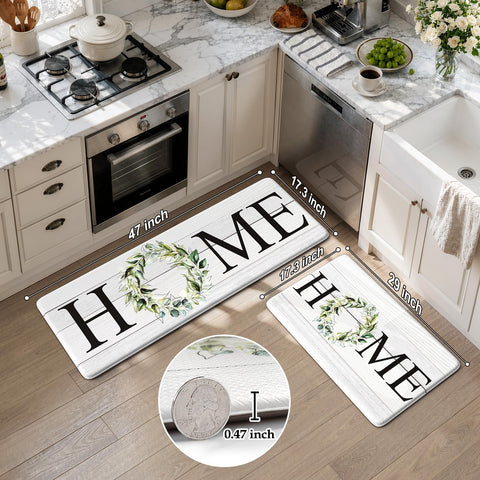 KIMODE mat positioned at sink demonstrating reduced standing strain benefit