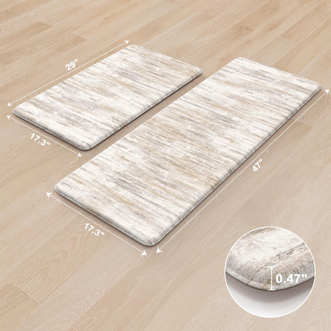 KIMODE mat placed at kitchen sink demonstrating standing comfort