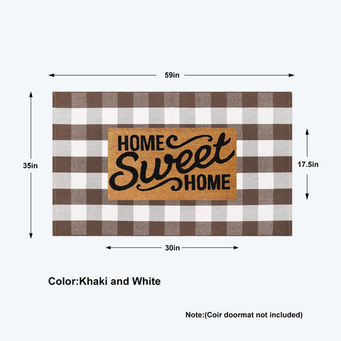 KIMODE reversible pattern display showing two usable rug faces
