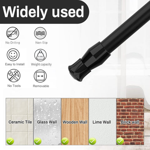 kimwason rod installed inside cabinet organizing contents and preventing movement