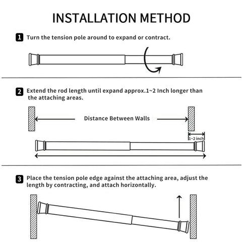 kimwason lifestyle closet setup using rods to maximize small-space storage
