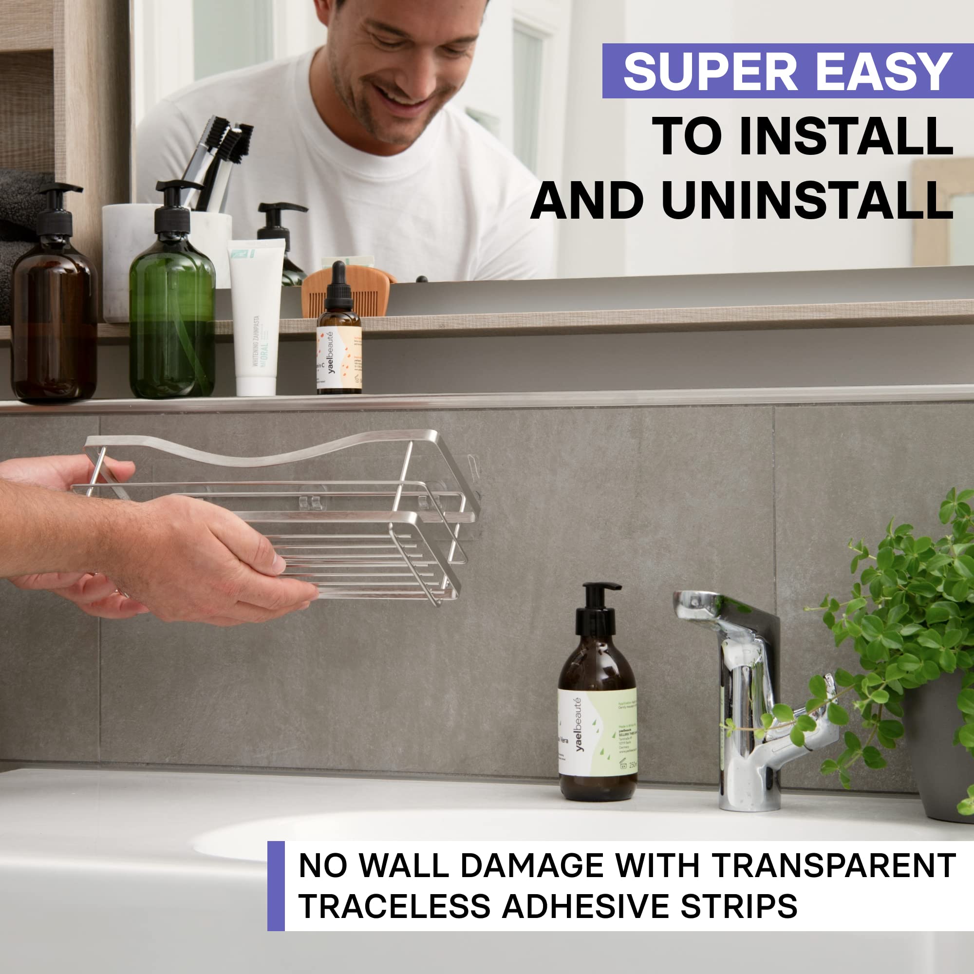 KINCMAX shelf draining design keeping bottles dry and preventing water buildup